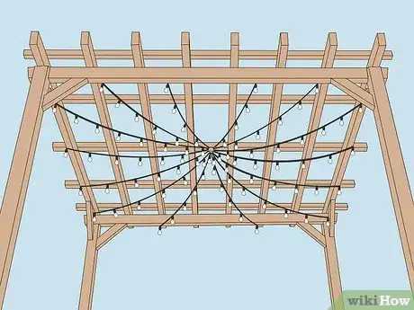 Imagen titulada Hang Pergola Lights Step 7