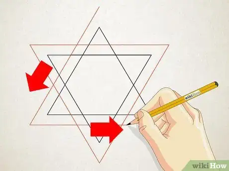 Imagen titulada Draw the Star of David Step 3