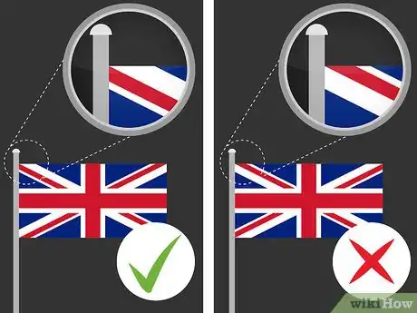 Imagen titulada Know if a Union Jack Has Been Hung Upside Down Step 01