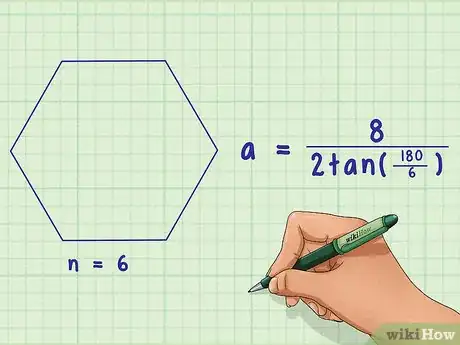 Imagen titulada Calculate the Apothem of a Hexagon Step 12