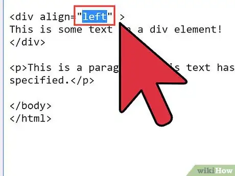 Imagen titulada Align Something in HTML Step 3