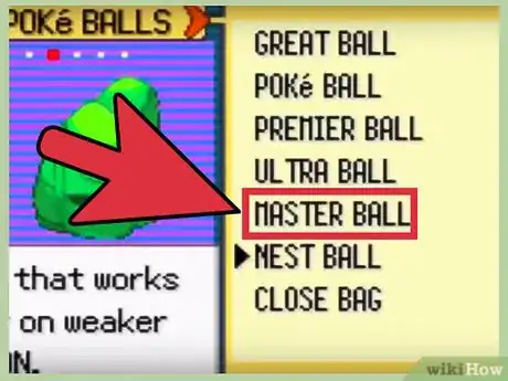 Imagen titulada Get More Master Balls on Pokémon Emerald Step 4