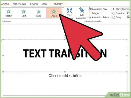 Imagen titulada Add Text Transitions in Powerpoint Step 5
