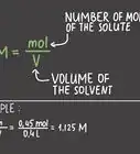 calcular la concentración de una solución