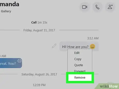 Imagen titulada Delete Conversations on Skype on a PC or Mac Step 11