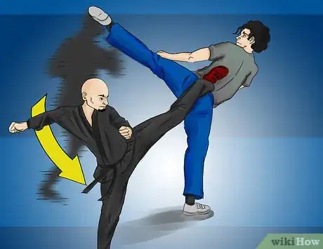 Imagen titulada Successfully Counter Any Kick in Tae Kwon Do Step 3