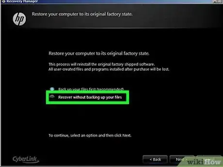 Imagen titulada Restore a Computer to Factory Settings in Windows 7 Step 18