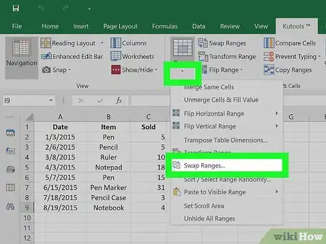 Imagen titulada Switch Cells in Excel Step 16