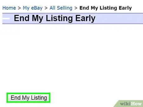 Imagen titulada Remove an Item from eBay Step 10