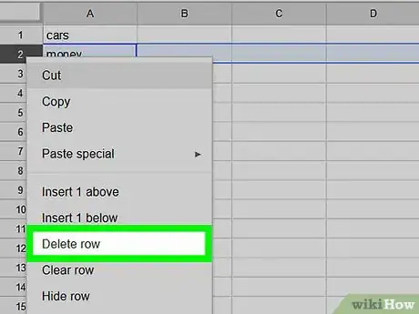 Imagen titulada Delete Empty Rows on Google Sheets on PC or Mac Step 4