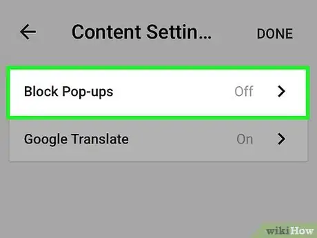 Imagen titulada Block Pop Ups on Chrome Step 5