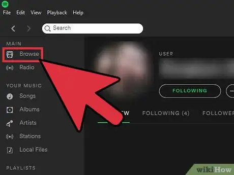 Imagen titulada Follow a User on Spotify Step 11