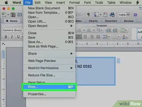 Imagen titulada Print on an Envelope Using Microsoft Word Step 31