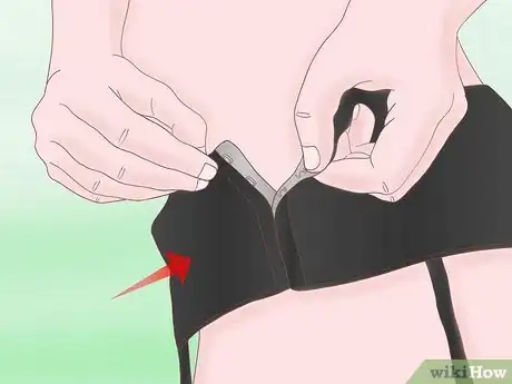 Imagen titulada Attach Thigh Highs to a Garter Belt Step 1