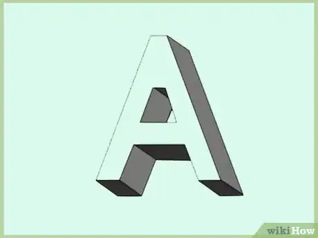 Imagen titulada Draw Shadow Effect 3D Block Letters Step 7