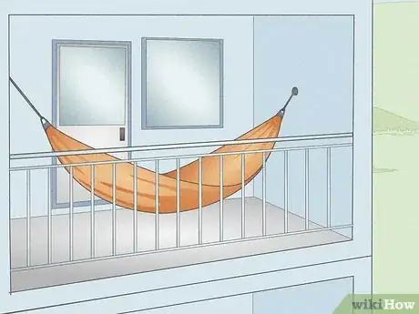 Imagen titulada Hang a Hammock on an Apartment Balcony Step 1