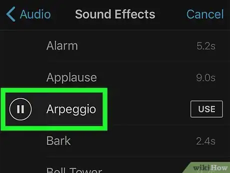 Imagen titulada Edit Music in iMovie on iPhone or iPad Step 7