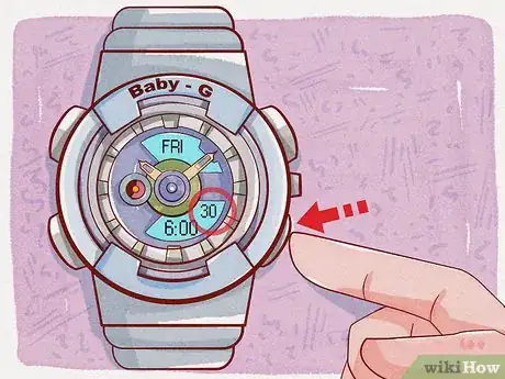 Imagen titulada Set the Time on a Baby G Watch Step 4