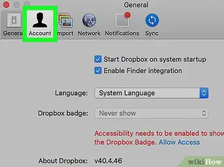 Imagen titulada Log Out on Dropbox on PC or Mac Step 2
