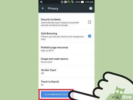 Imagen titulada Clear Your Browser's Cache on an Android Step 13