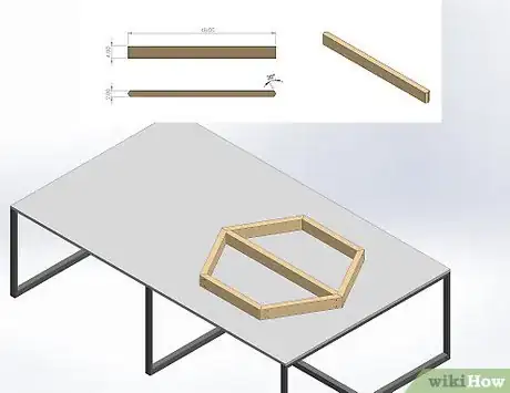 Imagen titulada Build a Hexagon Picnic Table Step 6