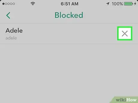 Imagen titulada Unblock Someone on Snapchat Step 5