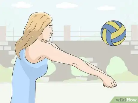 Imagen titulada Practice Volleyball Without a Court or Other People Step 1