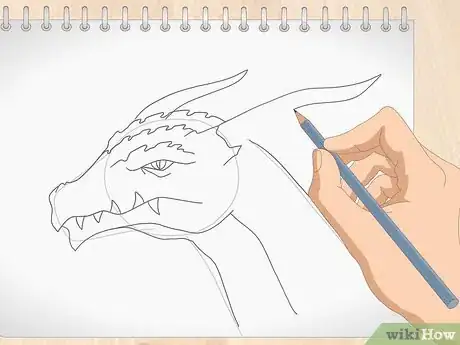 Imagen titulada Draw a Dragon Head Step 8