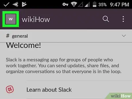 Imagen titulada Add Someone to a Direct Message on Slack on Android Step 2