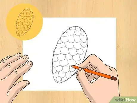 Imagen titulada Draw a Pinecone Step 2