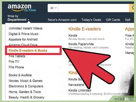 Imagen titulada Gift a Kindle Book on Amazon Step 2