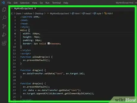 Imagen titulada Run a HTML File in Visual Studio Code Step 22