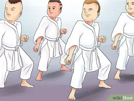 Imagen titulada Get a Black Belt in Karate Step 1