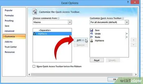 Imagen titulada Create a Custom Macro Button in Excel Step 19