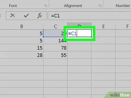 Imagen titulada Subtract in Excel Step 6