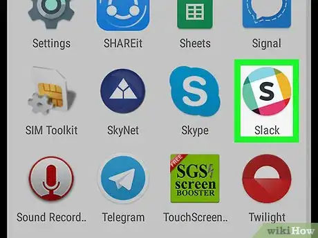 Imagen titulada Add Someone to a Direct Message on Slack on Android Step 1