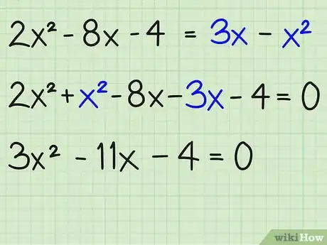 Imagen titulada Solve Quadratic Equations Step 1