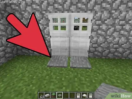 Imagen titulada Make a Door That Locks in Minecraft Step 3