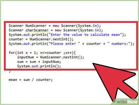 Imagen titulada Write a Program in Java to Calculate the Mean Step 2