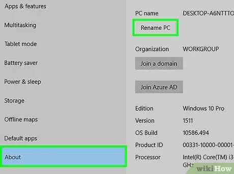 Imagen titulada Rename Your PC in Windows 10 Step 3