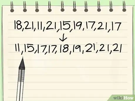 Imagen titulada Find the Mode of a Set of Numbers Step 2