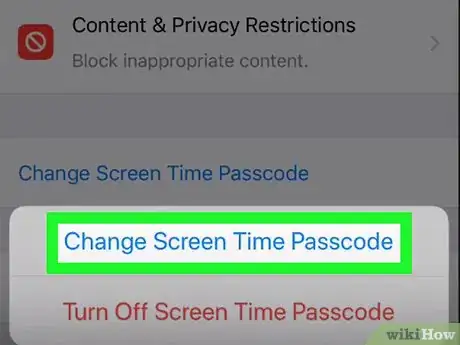 Imagen titulada Change Restriction Password Settings on an iPhone Step 4