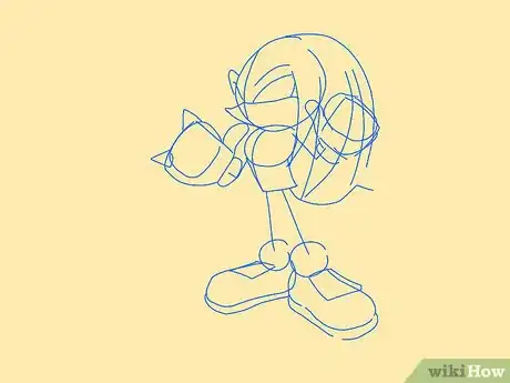 Imagen titulada Draw Sonic Characters Step 42