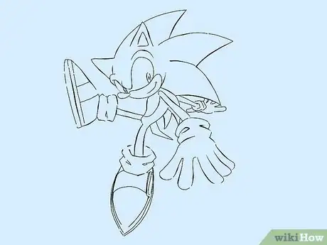 Imagen titulada Draw Sonic Characters Step 11