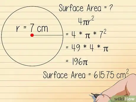 Imagen titulada Find the Surface Area of a Sphere Step 7