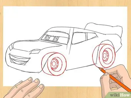 Imagen titulada Draw Lightning McQueen Step 4