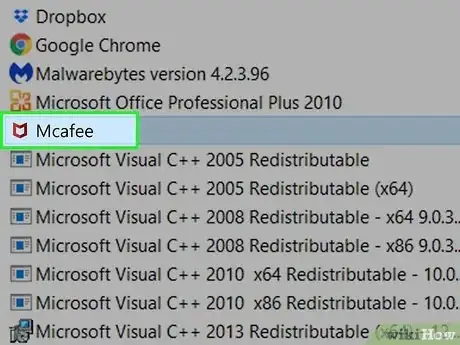 Imagen titulada Uninstall McAfee Internet Security Step 4