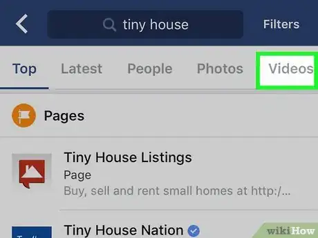 Imagen titulada Find Videos on Facebook Step 5