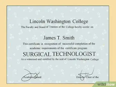 Imagen titulada Become a Surgical Technologist Step 2