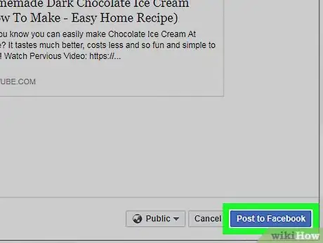 Imagen titulada Post a YouTube Video on Facebook Step 16